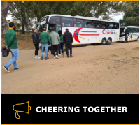 Cheering Together at Coachman