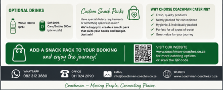 Coachman Coaches - Catering 2